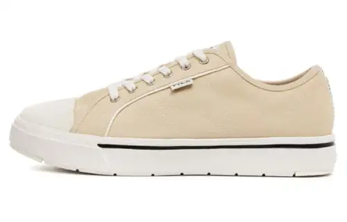 FILA COURT LITE Abrasion Resistant Cushioning Low top Canvas Shoes Unisex Brown