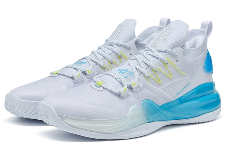 XTEP Jeremy Lin 2 Jlin 2 Textile, TPU Slip Resistant Abrasion Resistant Coverage Support Mid top Basketball Shoes Men’s