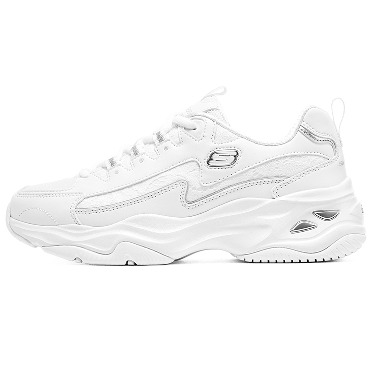 Женские кроссовки Skechers Skechers D'LITES 4.0 (бело-серебристый)