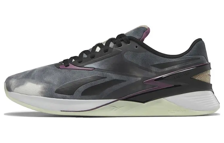 Reebok Nano X3 "Core Black/Washed Plum/Storm Glow" sneakers