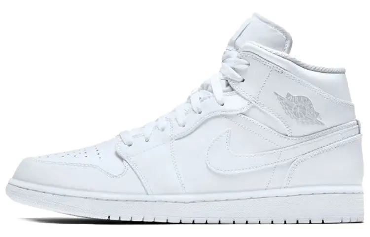 Air Jordan 1 Retro Mid 'White Pure Platinum'