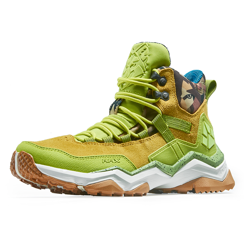 RAX Non Slip And Waterproof High top Outdoor Shoes Women’s Green