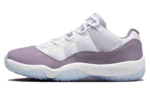 Jordan Air Jordan 11 Women's 'Legend Pink' Slip Resistant Low top Vintage Basketball Shoes Women's White Purple