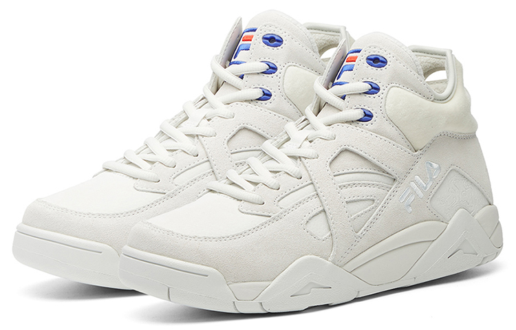 FILA FUSION Cage Low top Vintage Basketball Shoes Women’s Gray White
