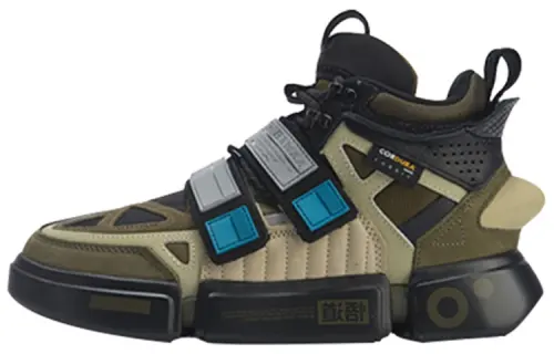 LiNing NYFW ACE + Men's High Shoes - Khaki