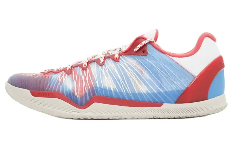 Serious Player Only Player 1 Basketball Shoes Men's Low Top Blue/Red/Gray