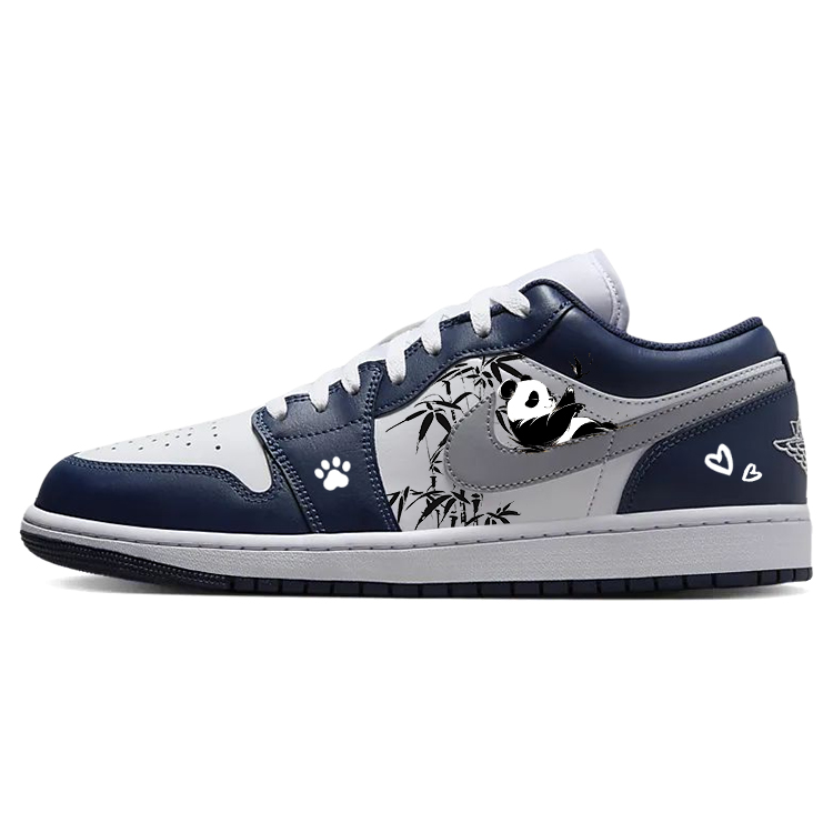 Jordan Air Jordan 1 Vintage Basketball Shoes Women’s Low Top White/Blue