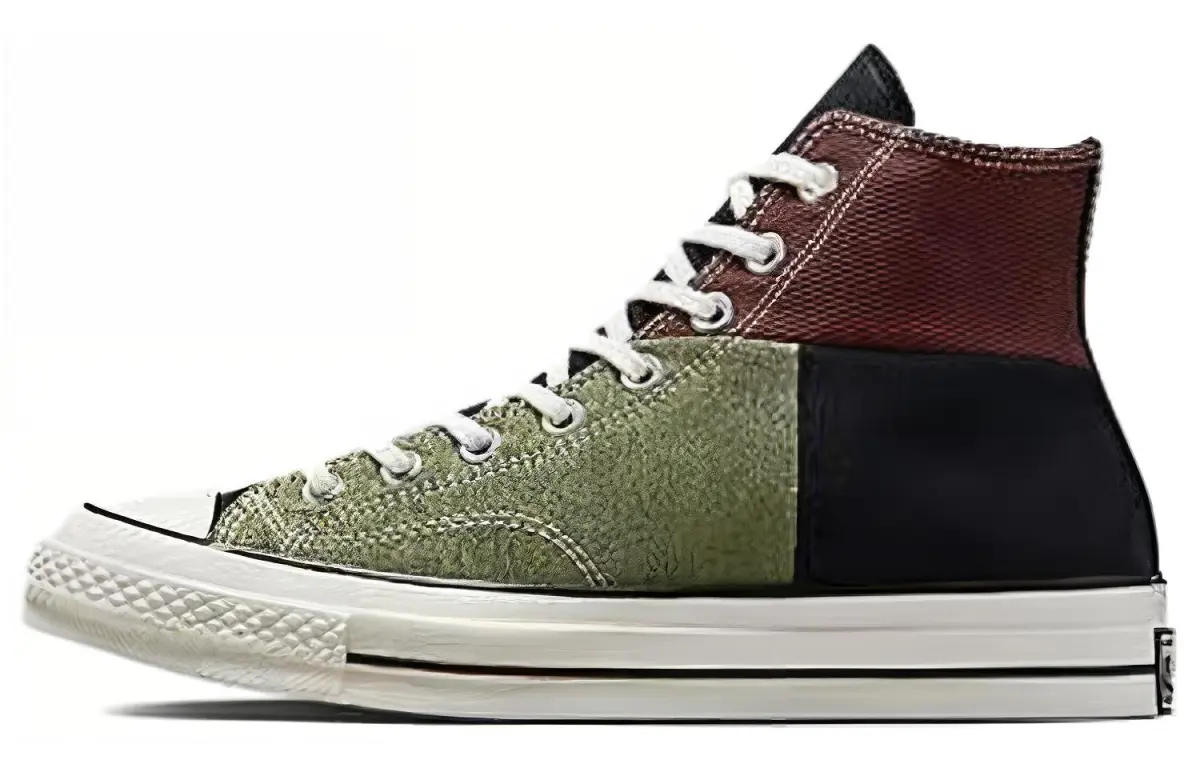 Chuck 70 Converse High 'Crafted Patchwork - Trolled Green Earth Brown'