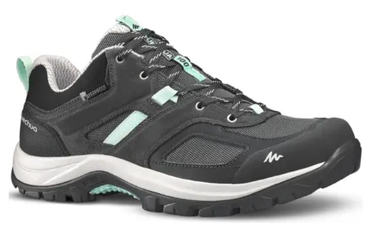 DECATHLON MH100 Low top Mountaineering Hiking Shoes Women’s Gray Green