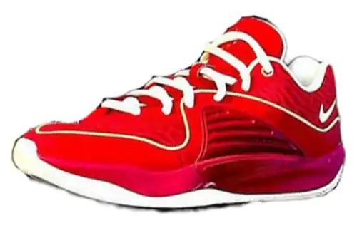 Nike KD 16 Durant 16 fashionable and versatile wear-resistant and breathable low-top basketball shoes men's red and white