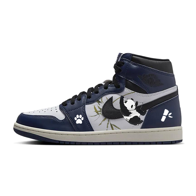 Jordan Air Jordan 1 Vintage Basketball Shoes Men’s High Top White/Blue