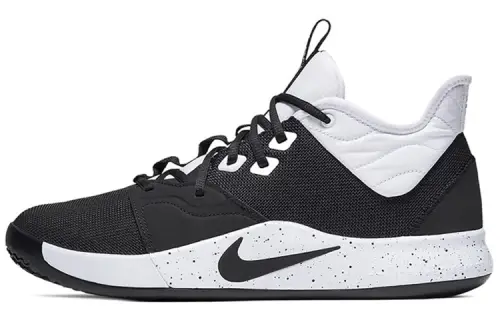 Nike PG 3 fit, mesh fabric, synthetic leather, non-slip, lightweight, mid-top basketball shoes, same style for men and women