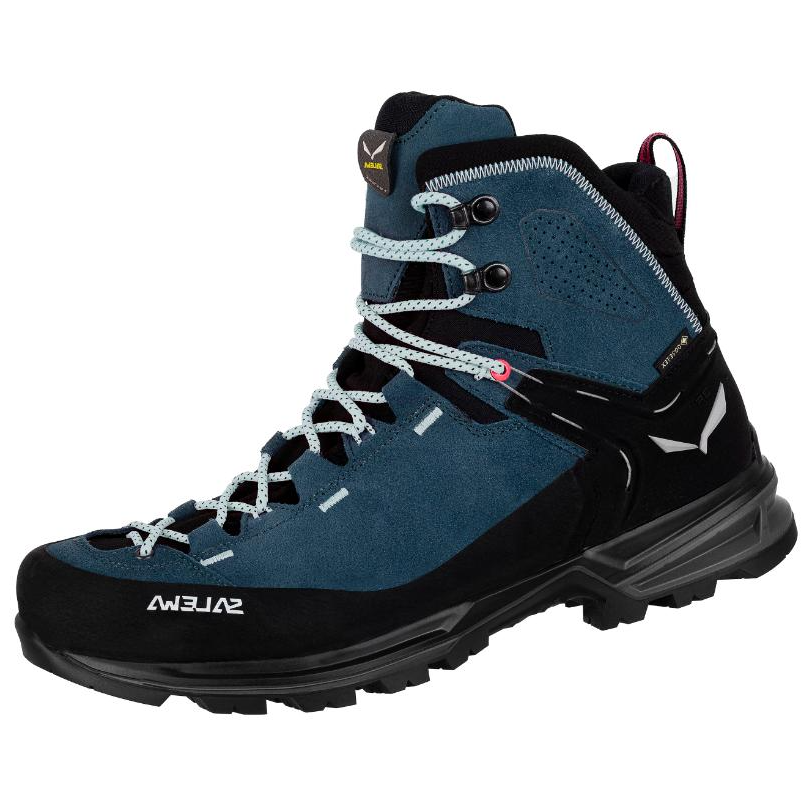 SALEWA MOUNTAIN TRAINER 2 Slip Resistant Abrasion Resistant Mid top Hiking Shoes Women's Blue