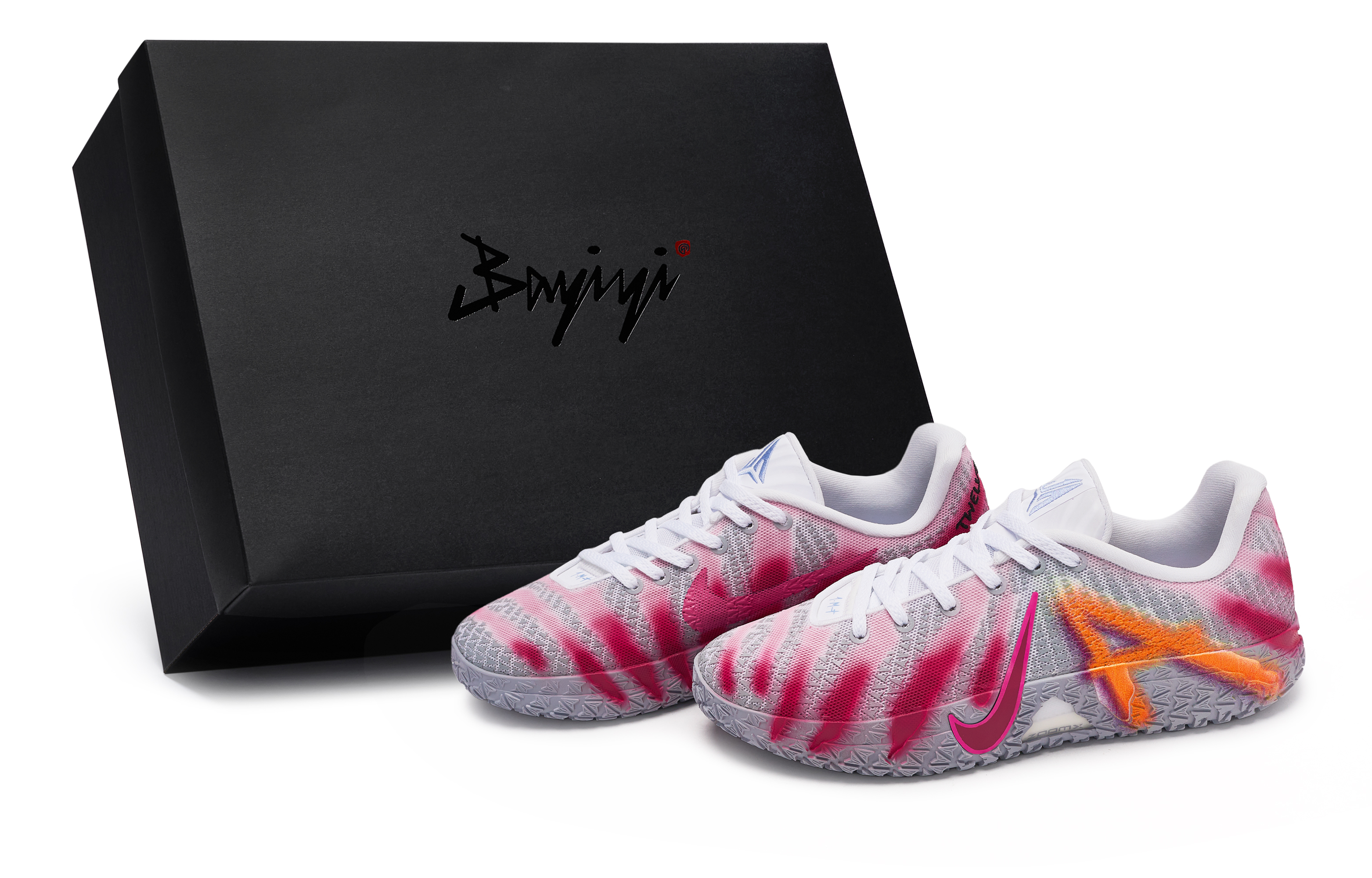 Nike Ja Morant 3 811 Manufacturing, Pink Flame, Special Shoe Box Cushioning Low top Basketball Shoes Unisex
