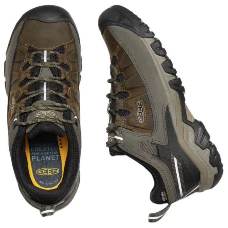 Keen Targhee 3 Soft And Comfortable Slip Resistant Abrasion Resistant Low top Hiking Shoes Men’s Black Gray