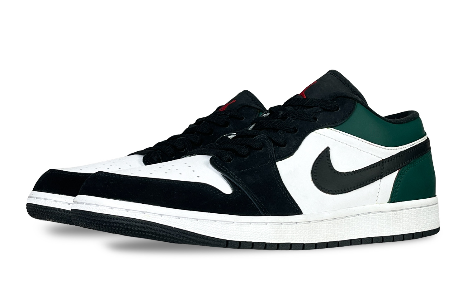 Jordan Air Jordan 1 Low top Vintage Basketball Shoes Unisex Emerald Green