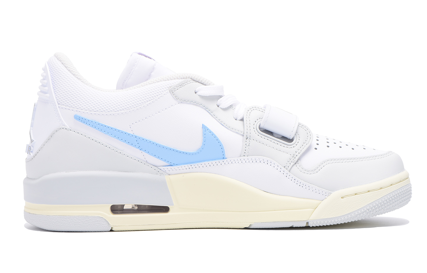 Jordan Legacy 312 Chestnut Synthetic Leather Slip Resistant Low top Vintage Basketball Shoes Men’s Gray Blue