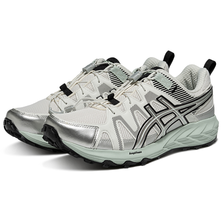 ASICS Gel Sonoma FE Textile, Synthetic Leather Low top Hiking Shoes Unisex Silver