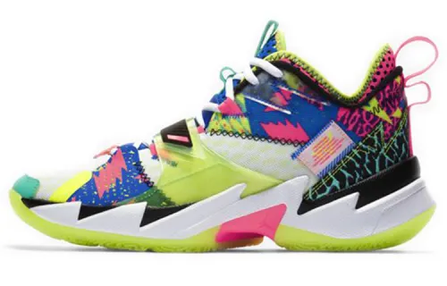 Jordan Why Not Zer0.3 PF Westbrook 2020 All-Star Anti-slip Lightweight Low-top Practical Basketball Shoes Men's Green Domestic Version