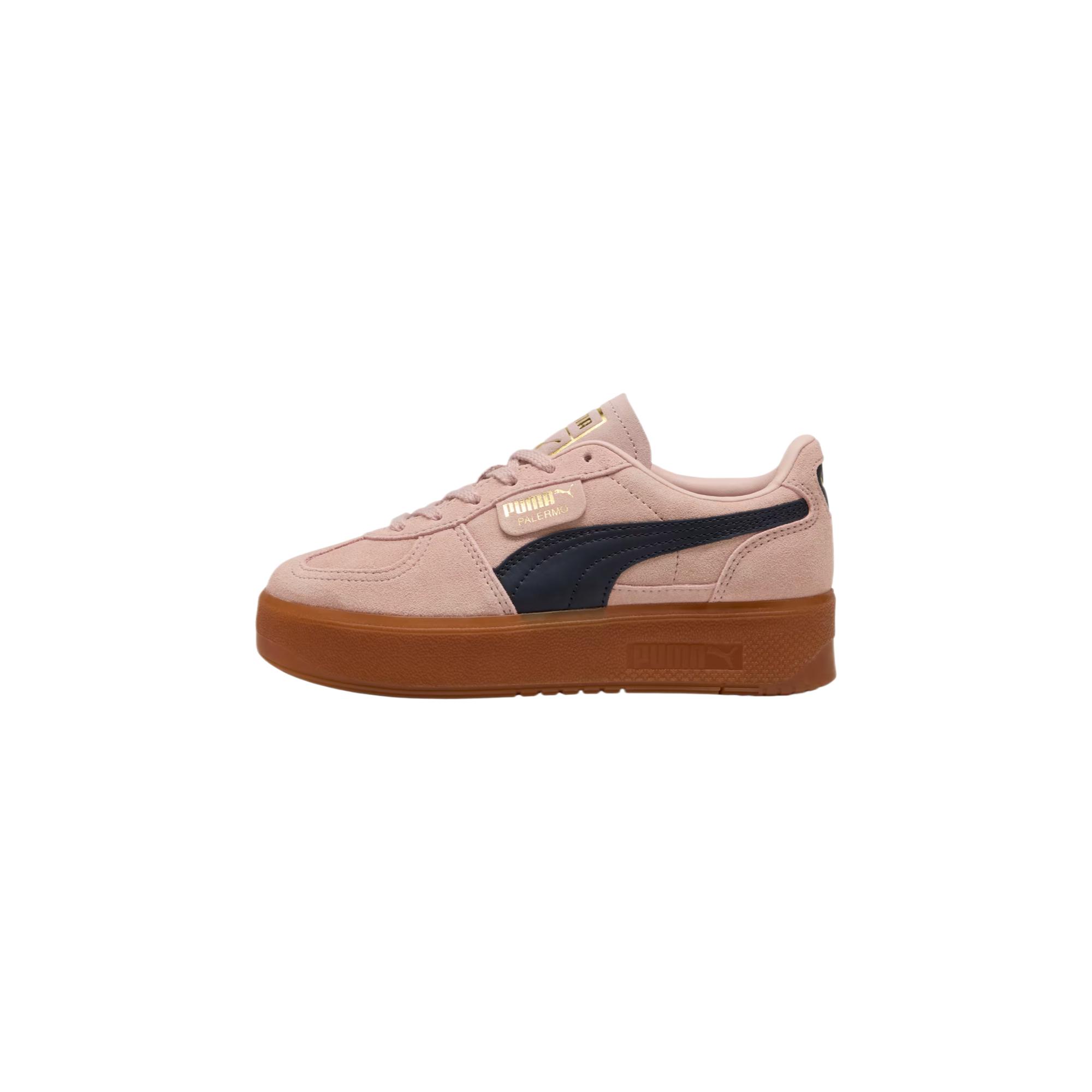 PUMA Palermo Abrasion Resistant Low top German Army Trainers Women's Pink