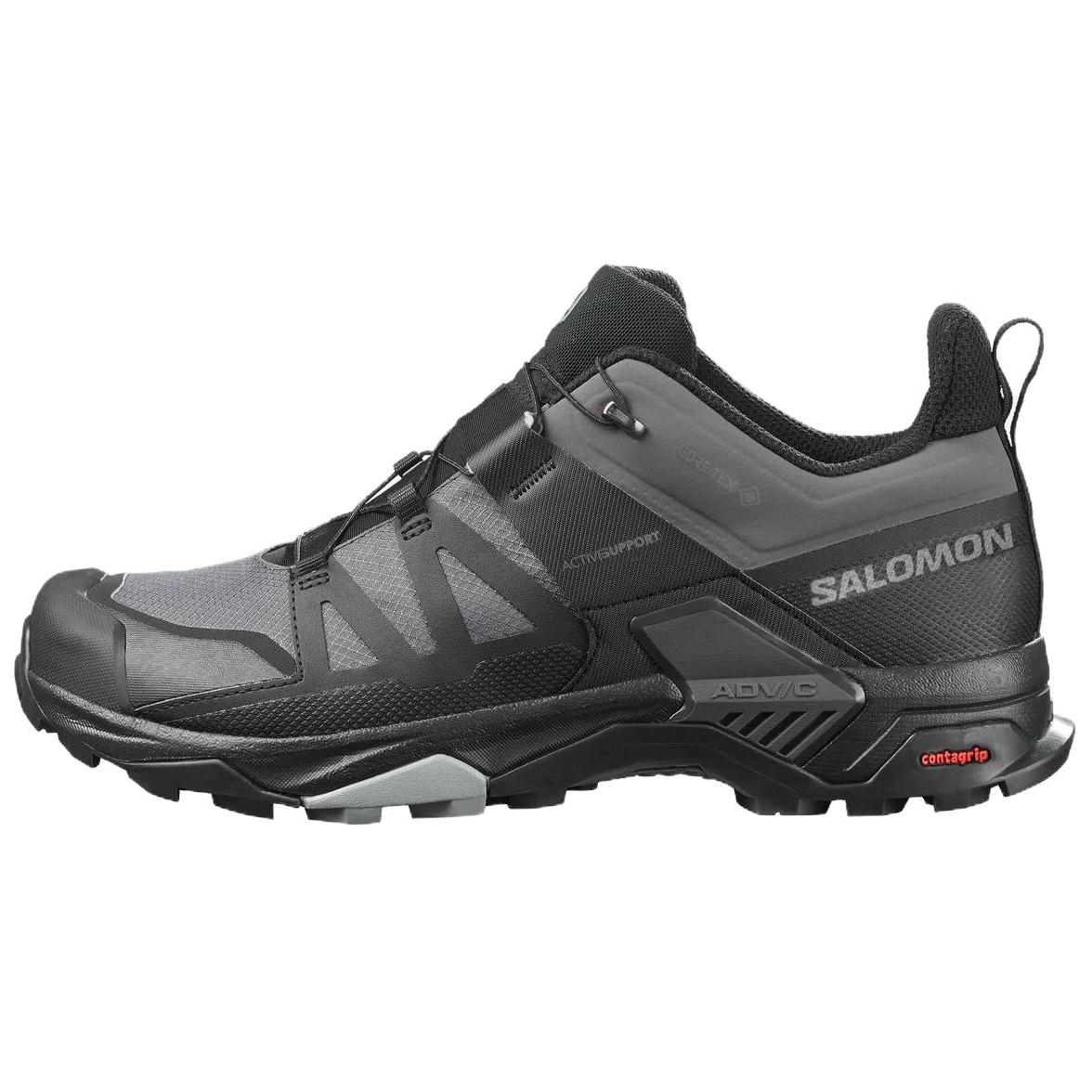 Мужские кроссовки Salomon X Ultra 4 WIDE GTX (черные)