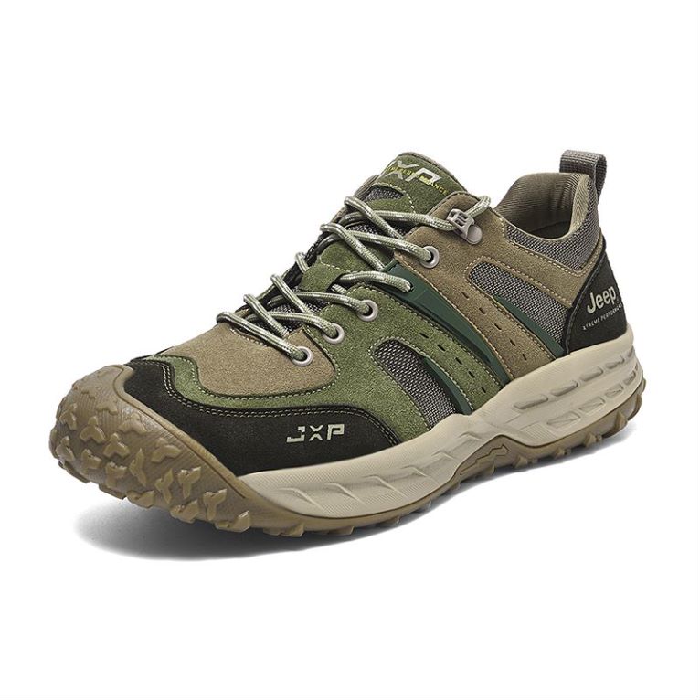 Jeep Abrasion Resistant Low top Hiking Shoes Men’s Khaki