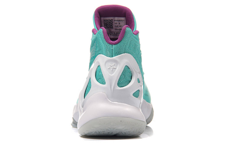 Li Ning SONIC 5 Comfortable Cushioning Slip Resistant Mid top Basketball Shoes Men’s Fluorescent Light Green