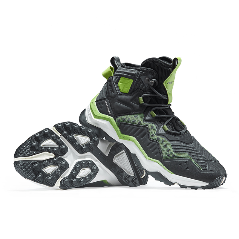 RAX Waterproof, Slip Resistant, Lightweight High top Outdoor Shoes Men’s Carbon Black
