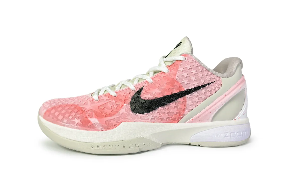 Nike Zoom Kobe 6 Honey Peach Slip Resistant Abrasion Resistant Slip Resistant Abrasion Resistant Low top