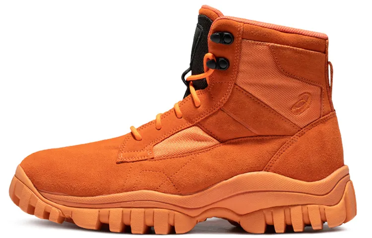 Asics Gel Yeti Cn Abrasion Resistant Abrasion Resistant High top Hiking Shoes Unisex Orange