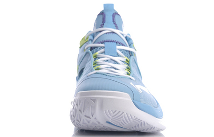 Li Ning Storm BadFive Basketball Shoes Men’s Mid Top Aurora Blue