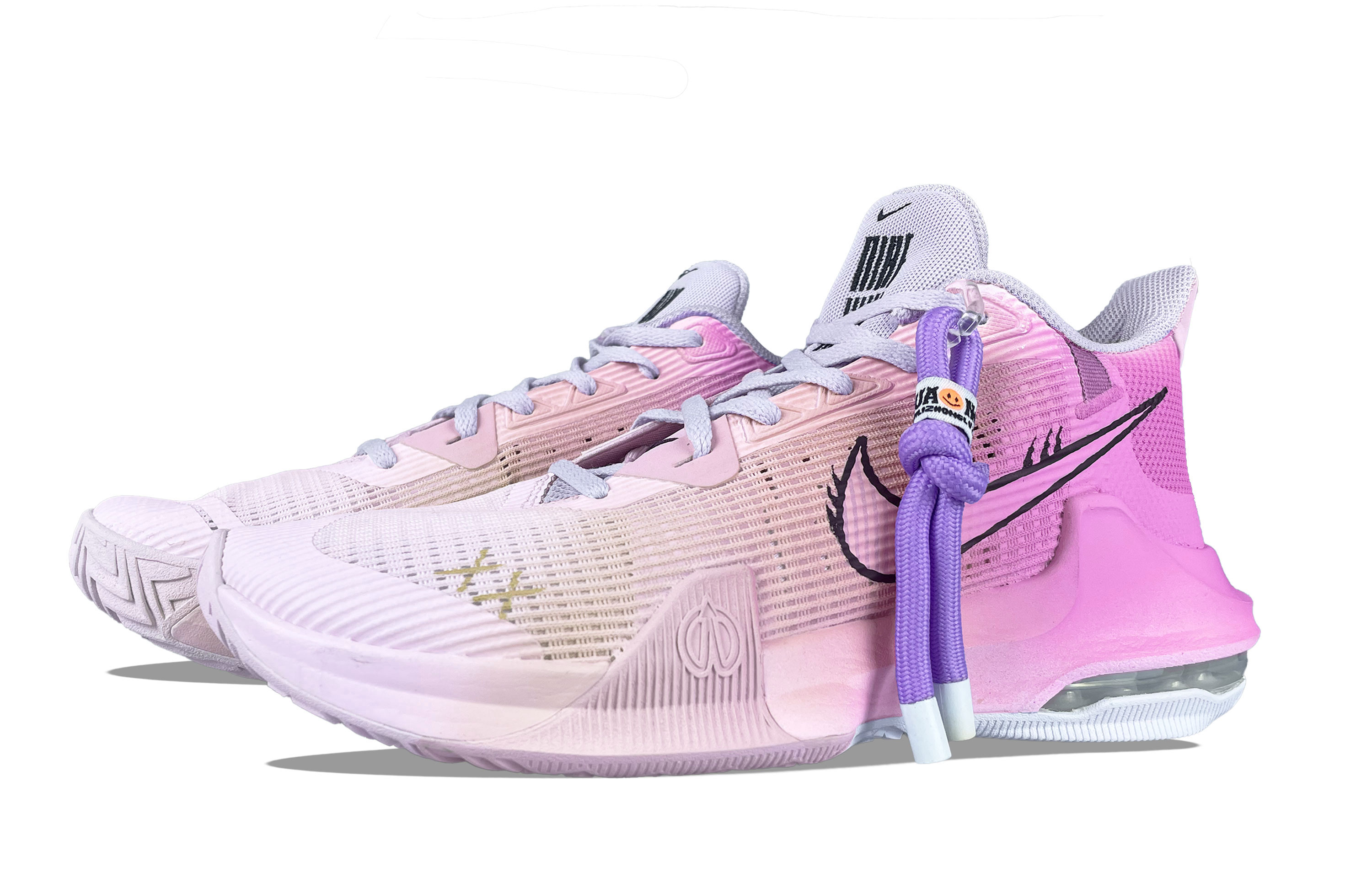 Nike Air Max Impact 3 Cushioning, Wear Resistant Low top Basketball Shoes Unisex Pink