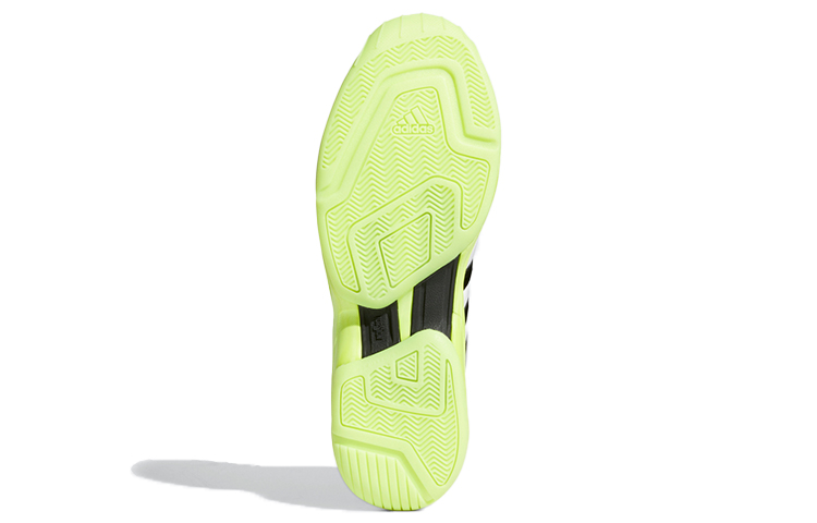 Мужские кроссовки adidas PRO Model 2G (черно-бело-желтый) — Чёрный / белый / жёлтый — фото 5
