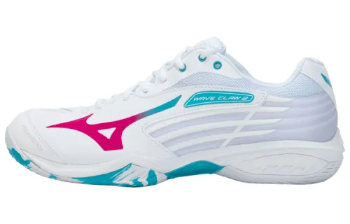Wave Claw 2 Mizuno Wide 'White Fuchsia Blue'