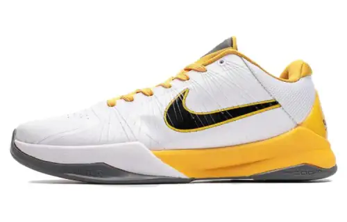 Nike Zoom Kobe 5 'White Black Del Sol Metallic Silver'