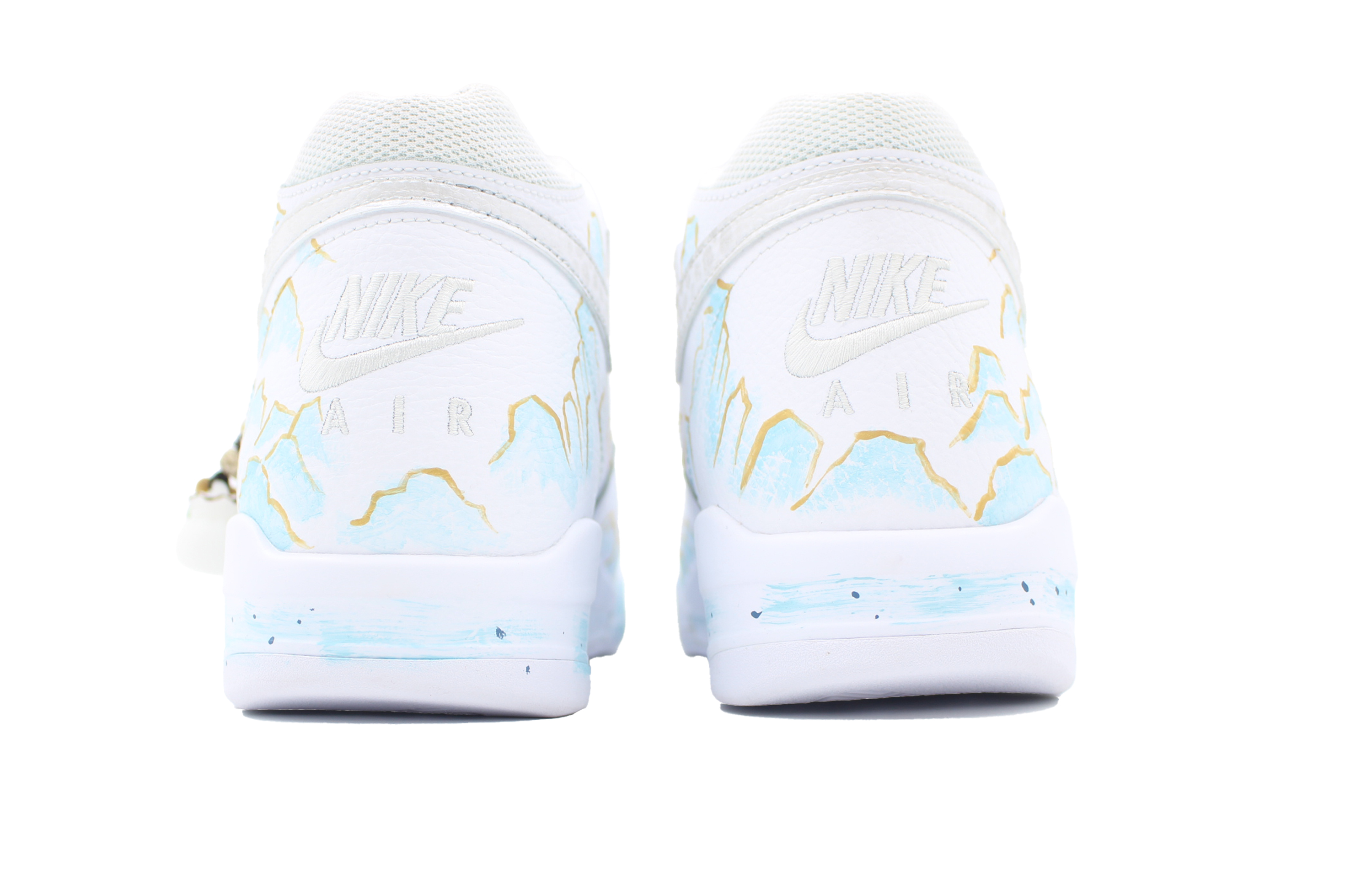 Nike Flight Legacy Layered Emerald And Golden Years Synthetic Leather Slip Resistant Abrasion Resistant Mid top