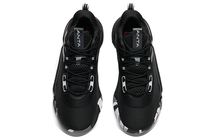 ANTA Basketball Collection Basketball Shoes Men’s Low Top Black
