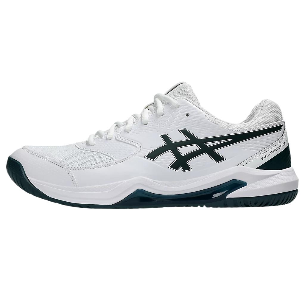ASICS Gel Dedicate 8 White Saxon Green
