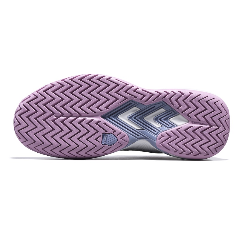 K·SWISS Comfortable Round Toe Low top Tennis Shoes Women’s Pink Purple