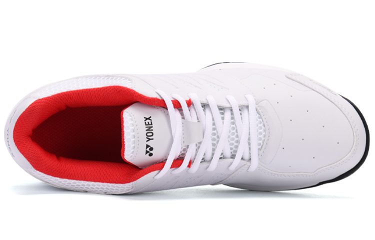 YONEX Tennis Shoes Unisex Low Top White Red