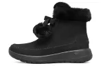 Skechers ON THE GO Thermal Abrasion Resistant Comfortable Short Snow Boots Women's Carbon Black