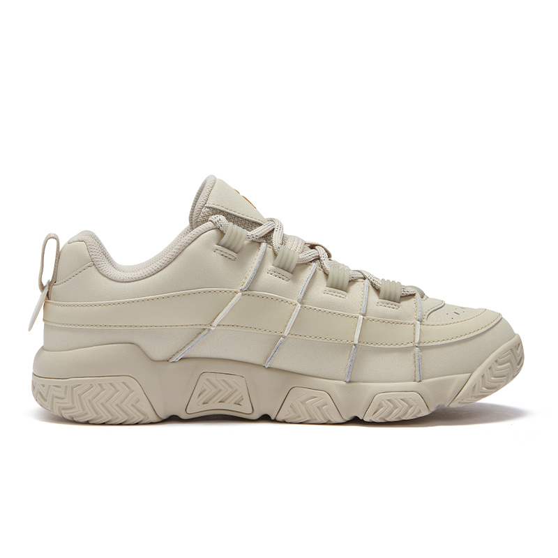 FILA FUSION BUSTER Puffy Shoes Abrasion Resistant Low top Vintage Basketball Shoes Men’s Yellow