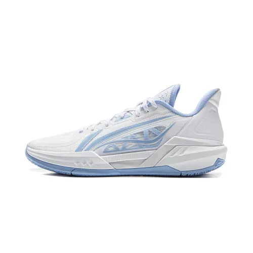 Li Ning Light Speed 3 Basketball Shoes Men's Low Top White Blue