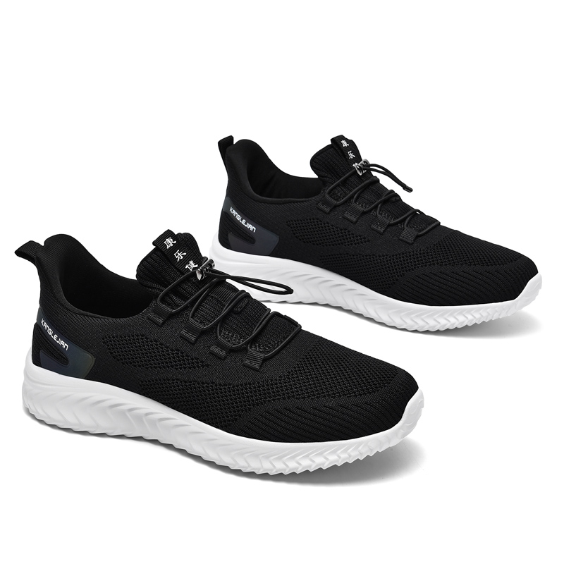 KANGLEJIAN Cushioning Moisture Wicking Rebound Lightweight Breathable Low top Casual Shoes Men’s