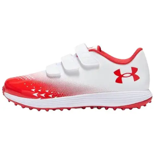 Under Armour Extreme 2.0 Leather Cushioning, Wear Resistant Low top Training Shoes Men's White Red