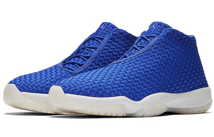 Мужские кроссовки Jordan Future (бело-синий) — фото 3