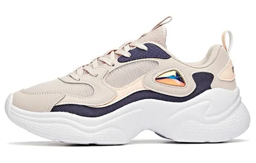ANTA Training Shoes Women's Low Top Lotus Gray/Spectrum Purple/Fluorescent Highlight Powder