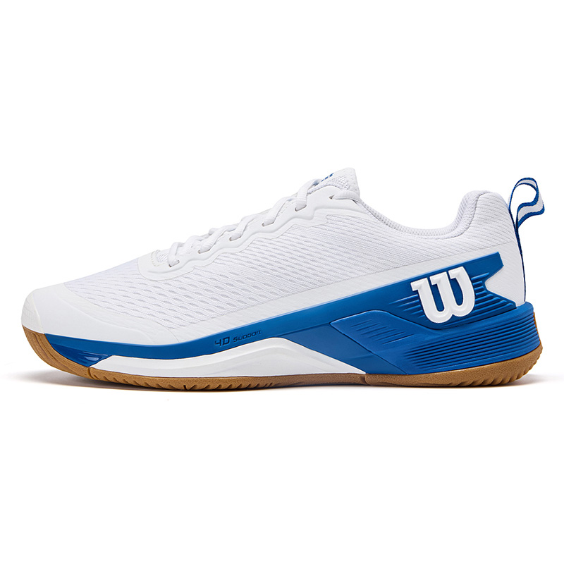 Wilson RUSH PRO 4.5 Comfortable Round Toe Low top Tennis Shoes Men’s White Blue