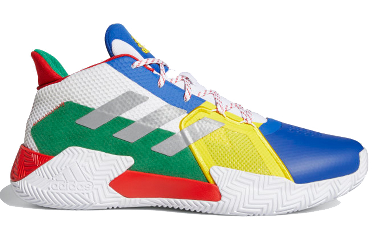 Мужские кеды adidas Court Vision 2.0 (бело-красно-синие) — фото 2