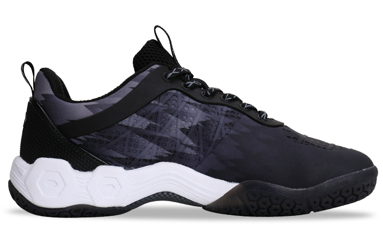 KUMPOO Badminton Shoes Unisex Low Top Black